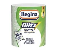 Regina Blitz Giant All Purpose Kitchen Roll 3Ply (6x1 Rolls Pack)