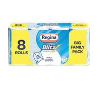 Regina Blitz Household Towels - 8 Triple Layered Rolls 70 Sheets Per Roll P