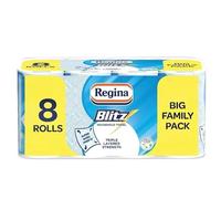 Regina Blitz Kitchen Paper Towels, 8 Rolls, 70 Sheets per Roll