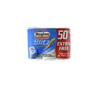 REGINA BLITZ KITCHEN TOWEL 3'S (16 Packs of 3 rolls) 48 rolls