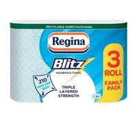 Regina Household Towels Blitz 3-Ply 70 Sheets per Roll Twin-Pack C004416