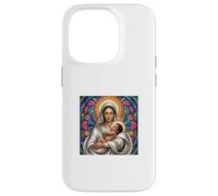 Regina Caeli Blessed Virgin Mary and Child Jesus Case for iPhone 14 Pro