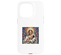Regina Caeli Blessed Virgin Mary and Child Jesus Case for iPhone 15 Pro