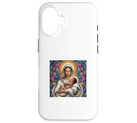 Regina Caeli Blessed Virgin Mary and Child Jesus Case for iPhone 16