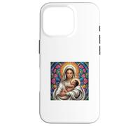 Regina Caeli Blessed Virgin Mary and Child Jesus Case for iPhone 16 Pro