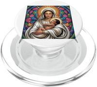 Regina Caeli Blessed Virgin Mary and Child Jesus PopSockets PopGrip for MagSafe