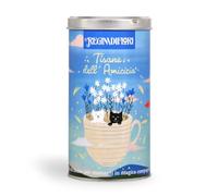 Regina di Fiori Tisane dell’Amicizia Gift Tin - Friendship Trio of Herbal Teas for Magical Moments Together - 12 Luxury Tea Bags (3 Blends x 4, 36 g) - Illustrated Keepsake Tin - Made in Italy