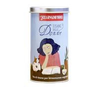 Regina di Fiori Women’s Assorted Gift Tin - Trio of Herbal Teas & Infusions for Adventurous Dreamers - 12 Luxury Tea Bags (3 Blends x 4, 36 g) - Illustrated Keepsake Tin - Made in Italy