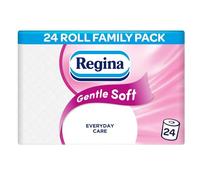 Regina Gentle Soft, 24 Rolls of Toilet Tissue, 3-Ply