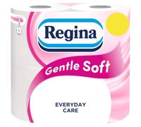 Regina Impressions 3 Ply Toilet Tissue - 45 Rolls, 160 Sheets per Roll, Soft Quilted Embossed Paper, Gentle on Skin, Luxury Comfort for Bathroom, UK
