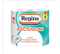Regina Paper Kitchen Towels, Pack of 2 Rolls 2-Ply 100 Sheets per Roll, Maxi Sheets, More Than Double Than Normal Rolls, 100% FSC Certified Paper
