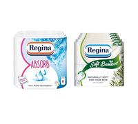 Regina Soft Bamboo, 20 Rolls + Regina Absorb, 12 Rolls