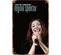 Regina Spektor: Live in London Film Film Movie Poster Retro Metal Tin Sign Wall Home Wall Art Metal Tin Sign,cave,bar,Club, Metal Tin Sign 8x12 Inches