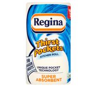 Regina Thirst Pockets Kitchen Roll, 2-Ply, 1 Roll