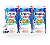 Regina Thirst Pockets Kitchen Roll, 6 Rolls