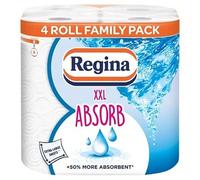 Regina XXL Absorb Kitchen Roll, 2-Ply, 4 Rolls