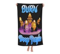 Reginascaks Deep Rock Purple Band Beach Towels For Adults Classical Music Band Terry Pool Towel Quick Dry Super Absorbent Large Bath Towel 80 X 130 Cm