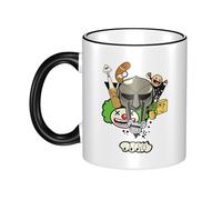 Reginascaks MF Rapper Doom Mugs Hip Hop Themed Coffee Tea Mug - 330ml Trendy Ceramic Mug, a Classic Gift for Hip hop Lovers