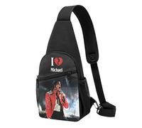 Reginascaks Michael King Jackson Chest Bag Rock Band chest pack - adjustable shoulder strap, comfortable fit, perfect companion for music festivals and daily life