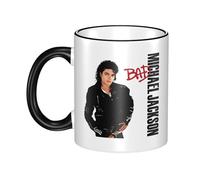 Reginascaks Michael King Jackson Mugs Hip Hop Themed Coffee Tea Mug - 330ml Trendy Ceramic Mug, a Classic Gift for Hip hop Lovers