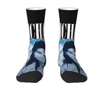 Reginascaks Michael King Jackson Socks | Hip Hop Contrast Color Socks | Rock Style Socks | Breathable Sports Socks | Suitable for Daily Wear and Sports | Gift for Music Lovers