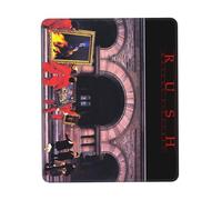 Reginascaks Rush-Mouse Mat Rock Band Merch Gaming Mouse Pad - Band Memorabilia Theme Rubber Desk Pad, Music Band Gifts Must-have for Rock Fans 7.9 x 9.5 in
