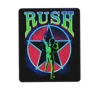 Reginascaks Rush-Mouse Mat Rock Band Merch Gaming Mouse Pad - Band Memorabilia Theme Rubber Desk Pad, Music Band Gifts Must-have for Rock Fans 7 x 8.6 in