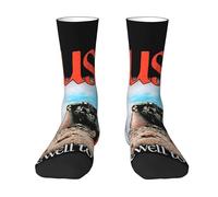 Reginascaks Rush-Socks Rock Band Casual Color Block Crew Socks for Women Men Music Lovers Music Gifts Singer Merchandise