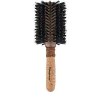 Regincós Round Brush - Eco Cork Wood - E.Cork Black 870 Natural - Professional - Handmade - Large