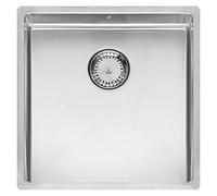 REGINOX Elite New York 40 x 40 L Stainless Steel Sink from Cabinet Width 45 cm Flush-Mounted Flat Installation Base