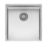 Reginox New York 3-Way Fit Single Bowl Stainless Steel Sink Square Waste Included - RGNXSNK017