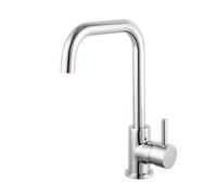 Reginox Salina CH Single Lever Square Neck Chrome Kitchen Mixer Tap