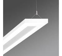 Regiolux Stail office pendant light microprism 52 W white