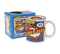 Regional Hero Mugs (Yorkshire, Scotland, Manchester, Liverpool, Newcastle, Cornwall, Essex) (Super-Manc (Manchester)), Ceramic, 250ml