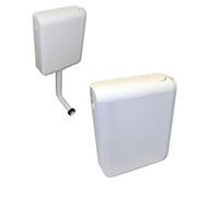 Regiplast Duetto 4150 Close-Coupled/Mid-Level Cistern Dual Flush