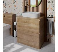 Regis Forma Freestanding Wood Vanity Unit & Lorient White Basin 800mm