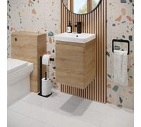 Regis Forma Wall Hung Wood Basin Vanity Unit 400mm