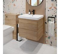 Regis Forma Wall Hung Wood Basin Vanity Unit 600mm