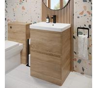 Regis Forma Wood Freestanding Vanity Unit with Basin - 600mm