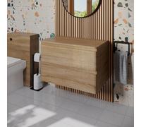 Regis Forma Wood Wall Hung Countertop Vanity Unit without Basin - 800mm
