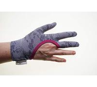 Regi's Grip Quilting Gloves, Three Finger, Lace Pink