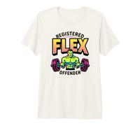 Registered Flex Offender Workout Motivation Gym Design Premium T-Shirt