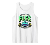 Registered Flex Offender Workout Motivation Gym Design Tank Top