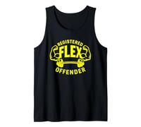 Registered Flex Offender Workout Motivation Gym Design Tank Top