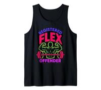 Registered Flex Offender Workout Motivation Gym Design Tank Top