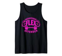 Registered Flex Offender Workout Motivation Gym Design Tank Top