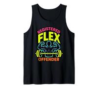 Registered Flex Offender Workout Motivation Gym Design Tank Top