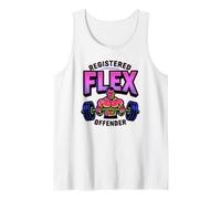 Registered Flex Offender Workout Motivation Gym Design Tank Top