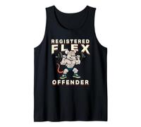 Registered Flex Offender Workout Motivation Gym Design Tank Top