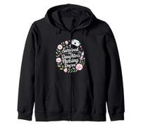 Registered Nurse Mom I Survived My Daughters Nursing Degree Zip Hoodie